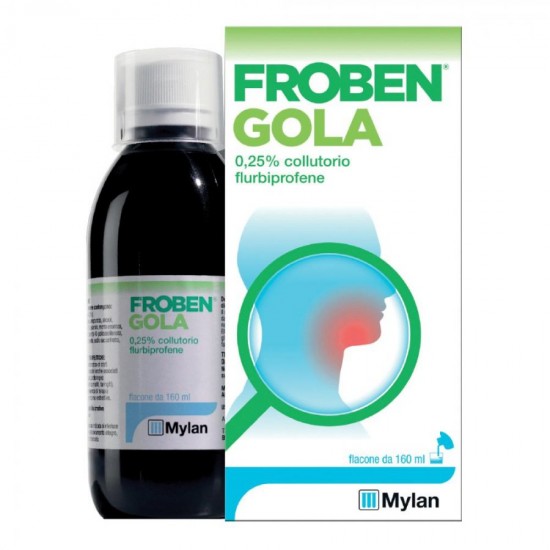 Froben gola colluttorio 160ml 0,25%